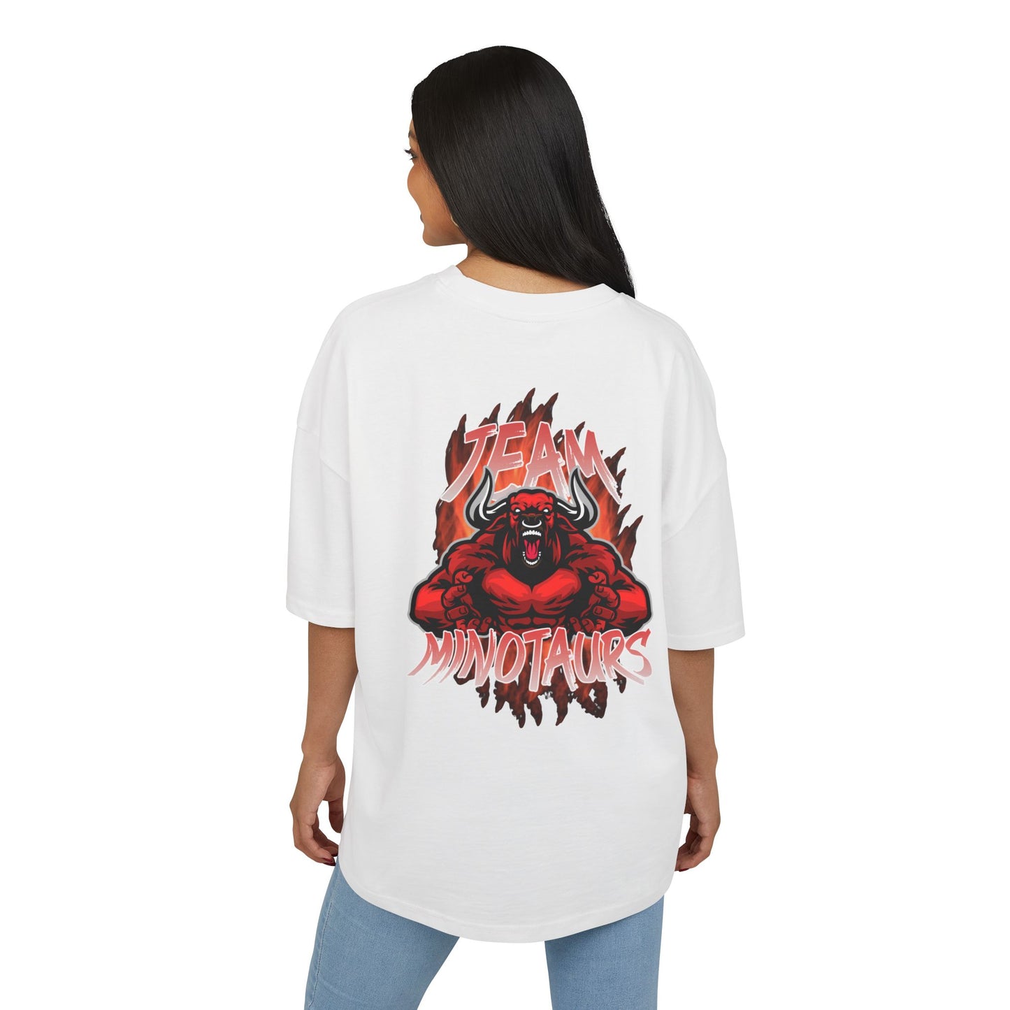 Team Minotaurs Graphic Box Tee - Unisex Heavy Cotton T-Shirt