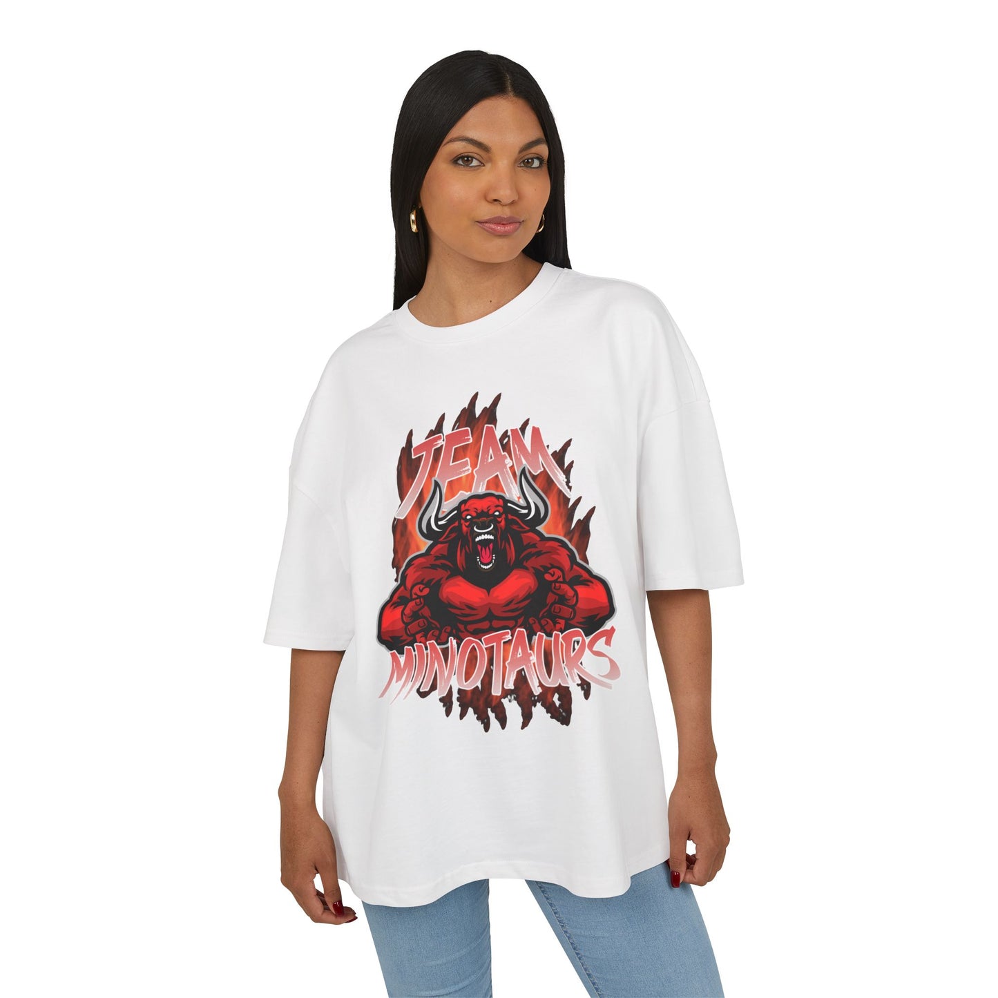 Team Minotaurs Graphic Box Tee - Unisex Heavy Cotton T-Shirt