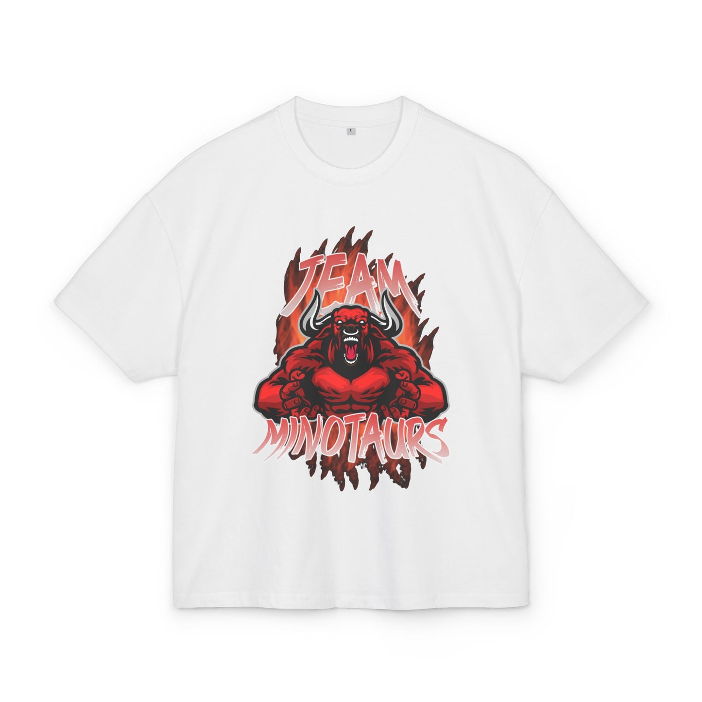 Team Minotaurs Graphic Box Tee - Unisex Heavy Cotton T-Shirt